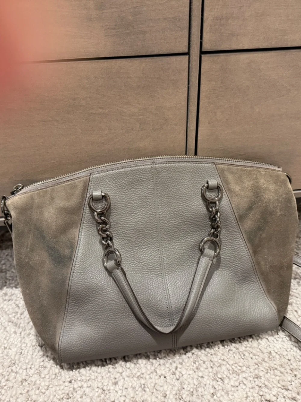 Authentic Coach Chain Prairie Satchel